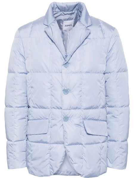  Aspesi Padded Single-breasted Blazer - Blue 