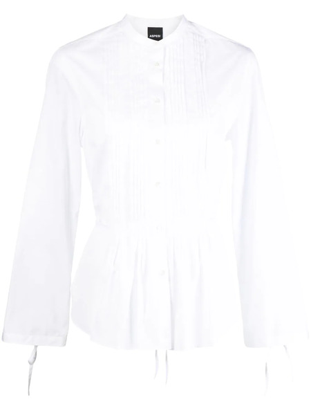  Aspesi Peplum Button-up Shirt - White 