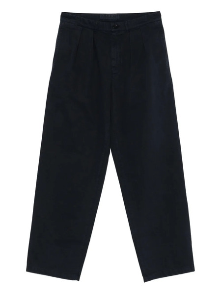  Aspesi Pleated Cotton Trousers - Blue 