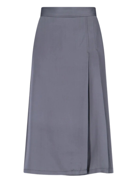  Aspesi Pleated Long Skirt - Grey 