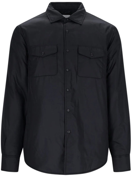  Aspesi Press-stud Fastening Shirt - Black 