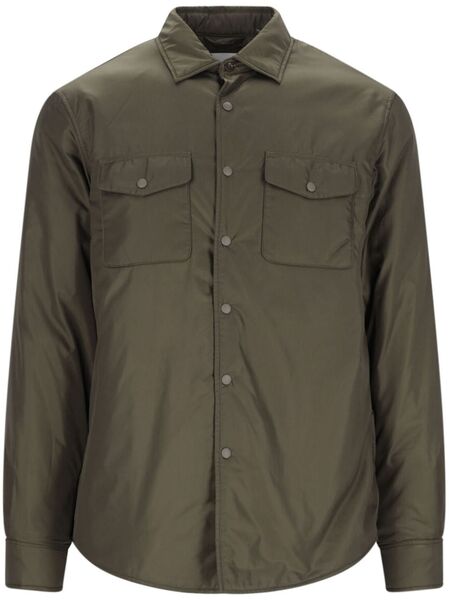  Aspesi Press-stud Fastening Shirt - Green 