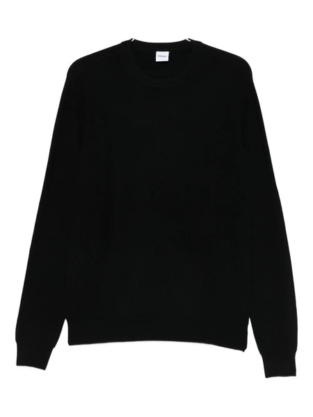  Aspesi Ribbed Crew-neck Sweater - Black 