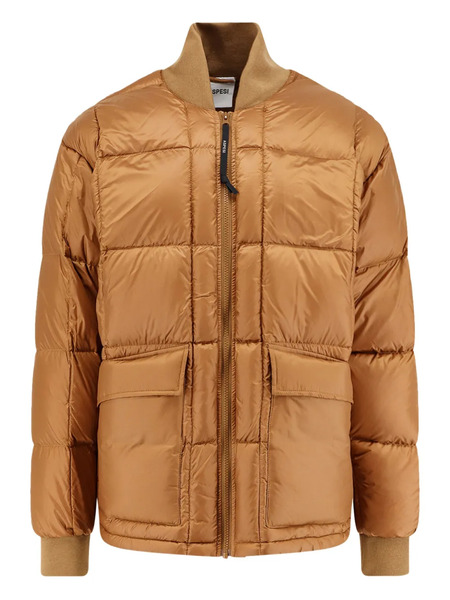  Aspesi Ribbed-knit Flap-pocket Jacket - Brown 