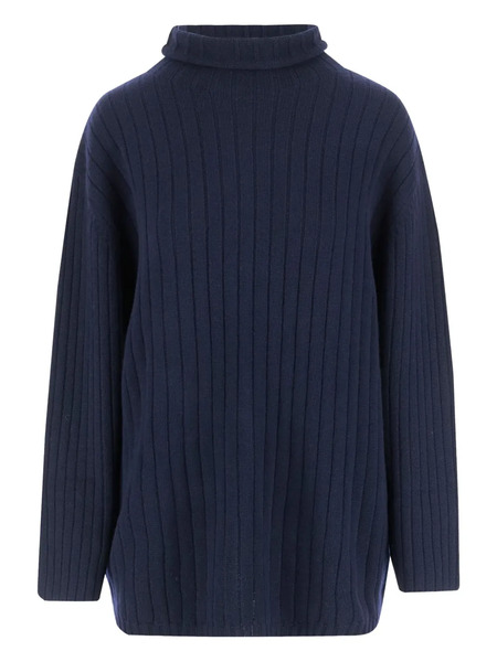  Aspesi Ribbed Turtleneck Sweater - Blue 