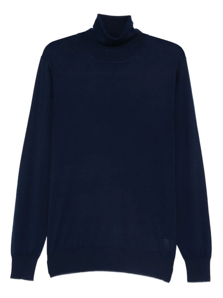  Aspesi Roll-neck Sweater - Blue 