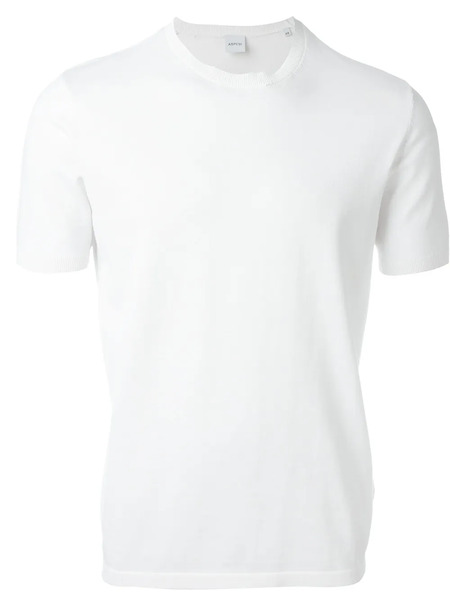  Aspesi Short-sleeve Sweater - White 