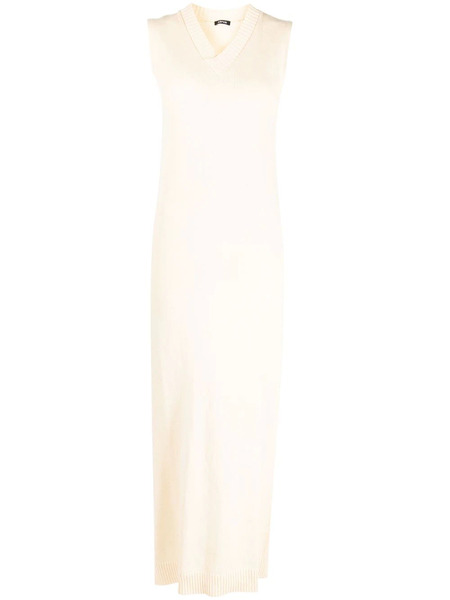  Aspesi Sleeveless Knitted Dress - Neutrals 