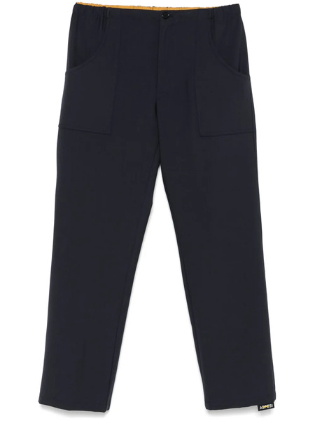  Aspesi Straight Trousers - Blue 