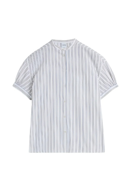  Aspesi Striped Short Sleeves Shirt - White 