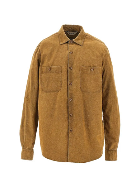  Aspesi Suede Shirt - Brown 