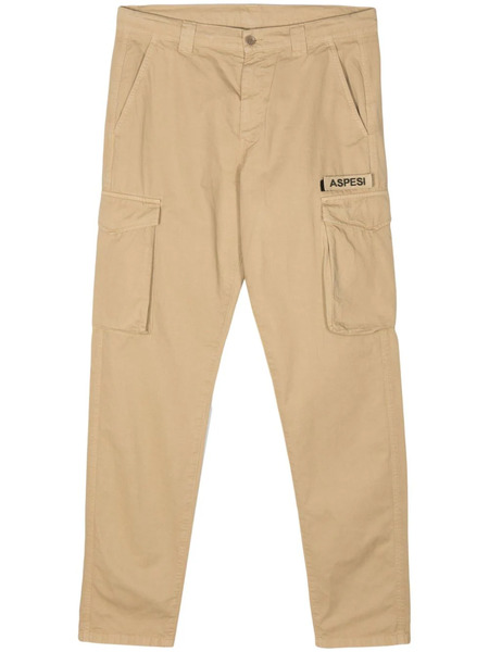  Aspesi Tapered-leg Cargo Trousers - Neutrals 