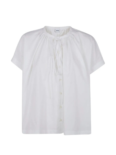  Aspesi Tie-collar Shirt - White 