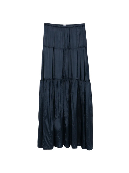  Aspesi Tiered Maxi Skirt - Blue 