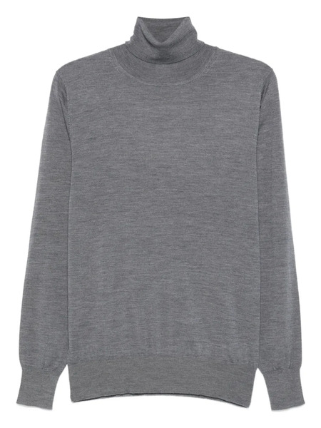  Aspesi Turtleneck Wool Sweater - Grey 