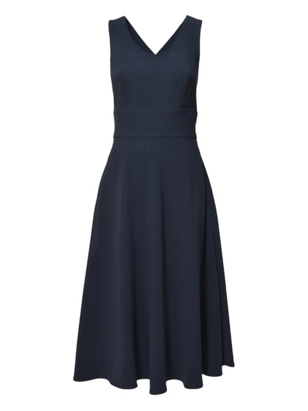  Aspesi V-neck Midi Dress - Blue 