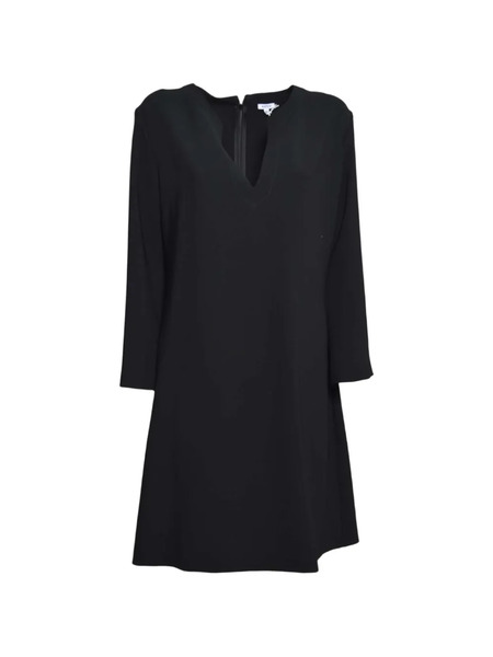  Aspesi V-neck Mini Dress - Black 