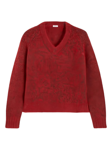  Aspesi V-neck Sweater - Red 