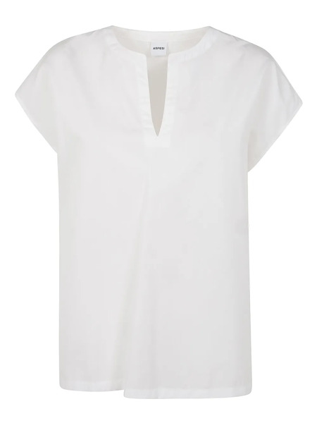  Aspesi V-neck T-shirt - White 