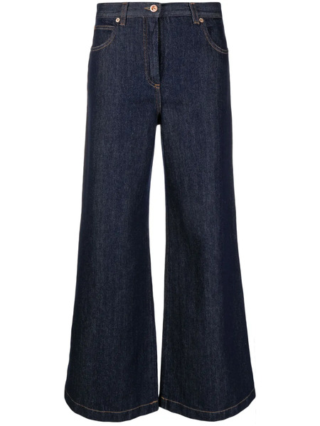  Aspesi Wide-leg Flared Jeans - Blue 