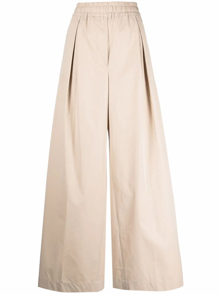  Aspesi Wide-leg Flared Trousers - Neutrals 