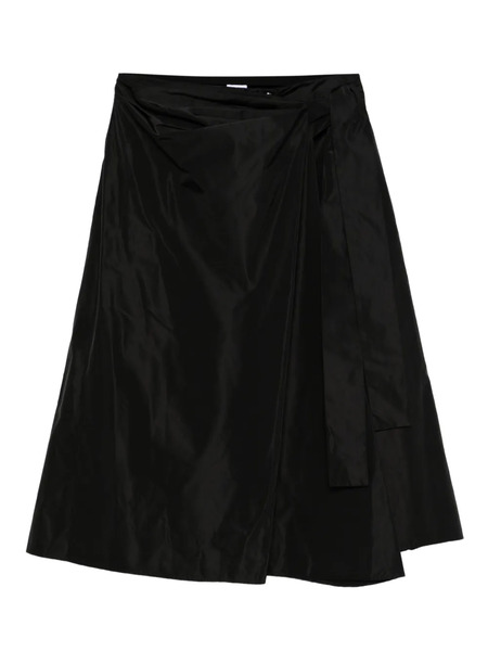  Aspesi Wrap-tie Skirt - Black 
