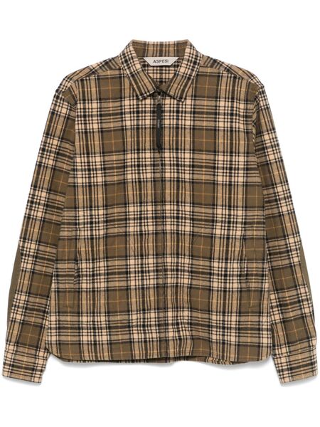  Aspesi Zip Shirt Jacket - Neutrals 