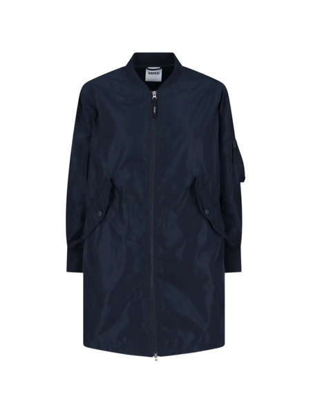  Aspesi Zip-up Coat - Blue 