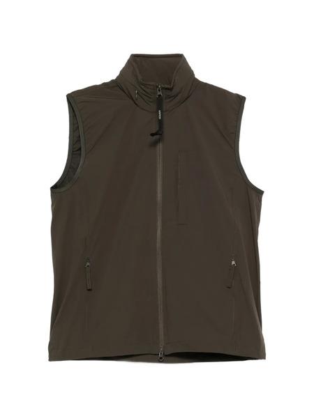  Aspesi Zip-up Vest - Green 