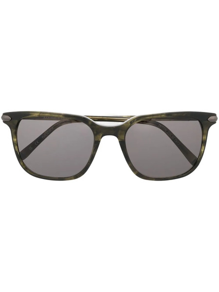  Aspinal Of London Triton Rectangle-frame Sunglasses - Green 