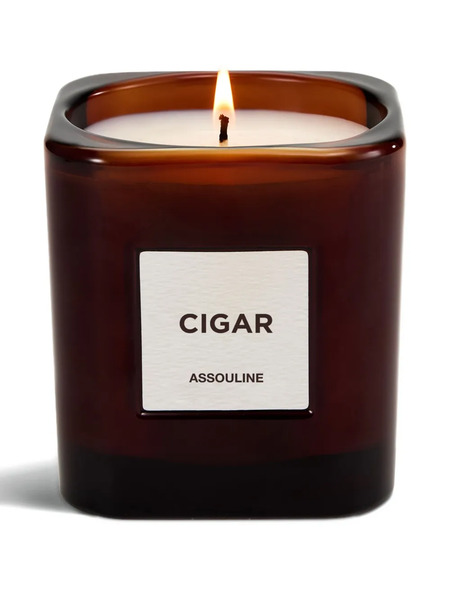  Assouline Library Cigar Scented Candle (260g) - Brown 