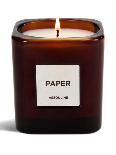  Assouline Library Paper Scented Candle (260g) - Brown 
