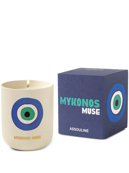  Assouline Mykonos Muse - Travel From Home Candle (319g) - Neutrals 