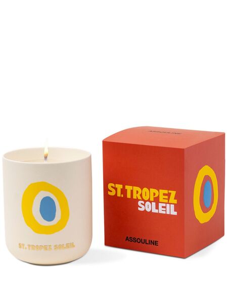  Assouline St. Tropez Soleil Candle - Neutrals 