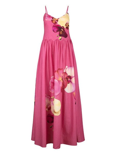  Aston Studio Delia Floral Dress - Pink 