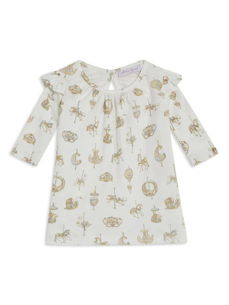  Atelier Choux Carousel Jersey Dress - Neutrals 