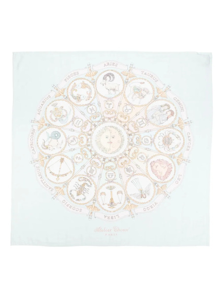  Atelier Choux Zodiac Printed Blanket - Blue 