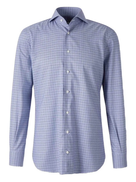  Atelier Munro Checked Shirt - Blue 