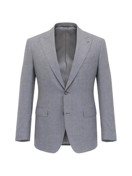  Atelier Munro Peak Lapel Single-breasted Suit - Grey 
