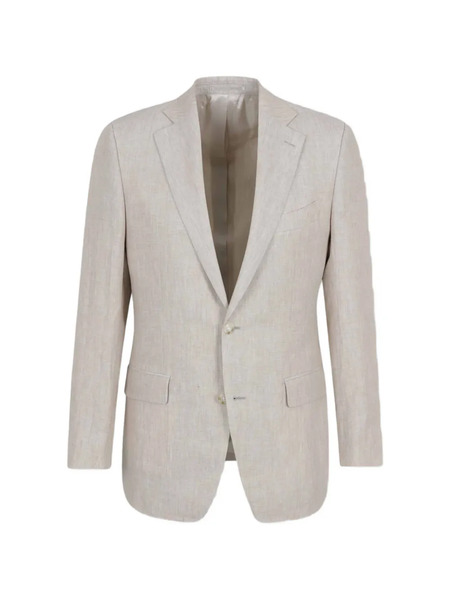  Atelier Munro Slim Notched Suit - Neutrals 