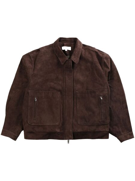  Atelier New York Suede Jacket - Brown 