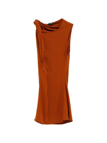  Atlein Knotted Top - Brown 