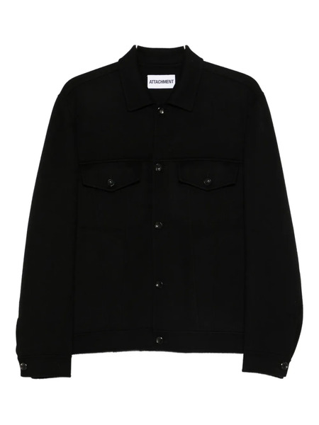  Attachment Buttoned-pocket Jacket - Black 