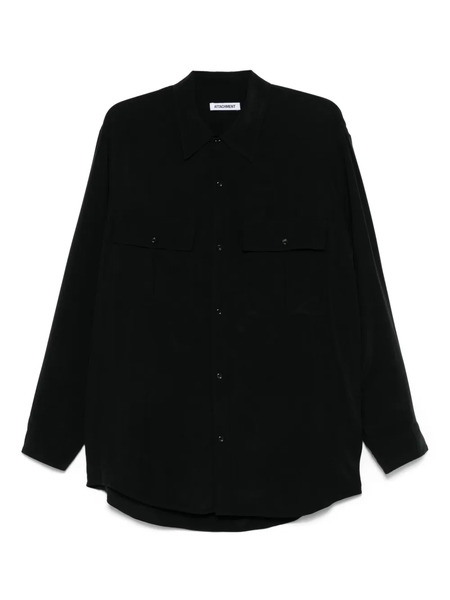  Attachment Long-sleeve Shirt - Black 