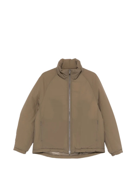  Attachment Long-sleeve Zip-fastening Jacket - Brown 