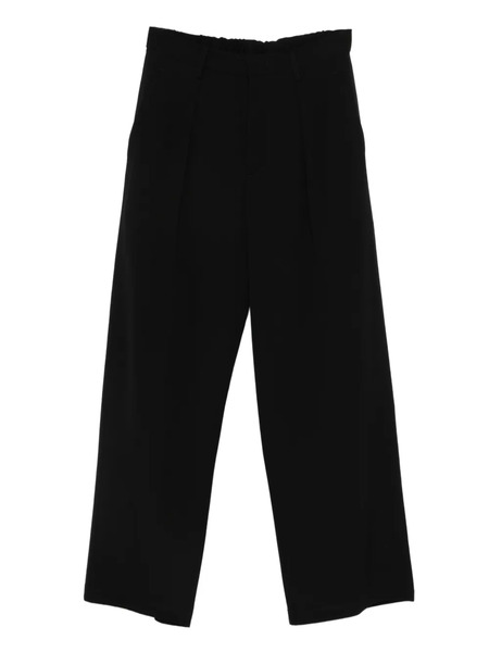  Attachment Pleated Trousers - Black 