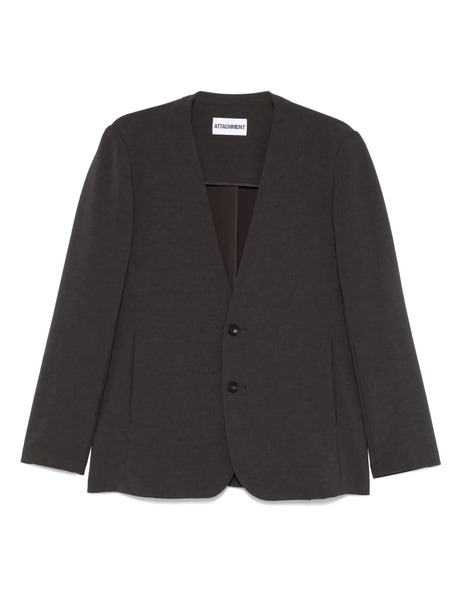  Attachment V-neck Blazer - Grey 