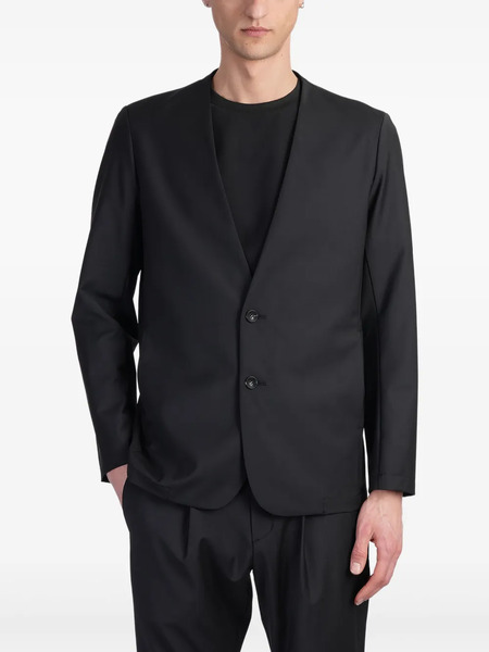  Attachment Wool-blend Blazer - Black 
