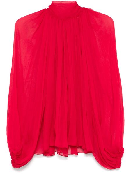  Atu Body Couture Chiffon Blouse - Red 