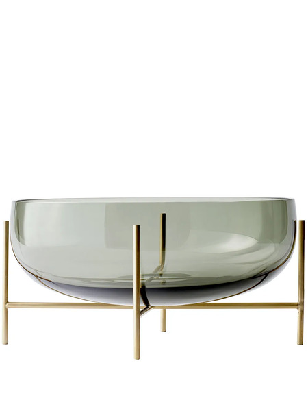  Audo Echasse Glass Bowl - Grey 